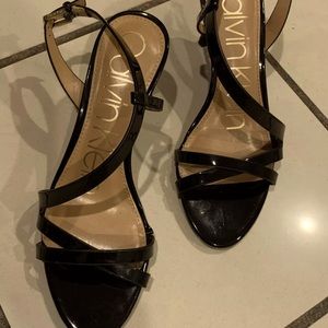 Thin Tall Ankle-Strap High Heel Sandal